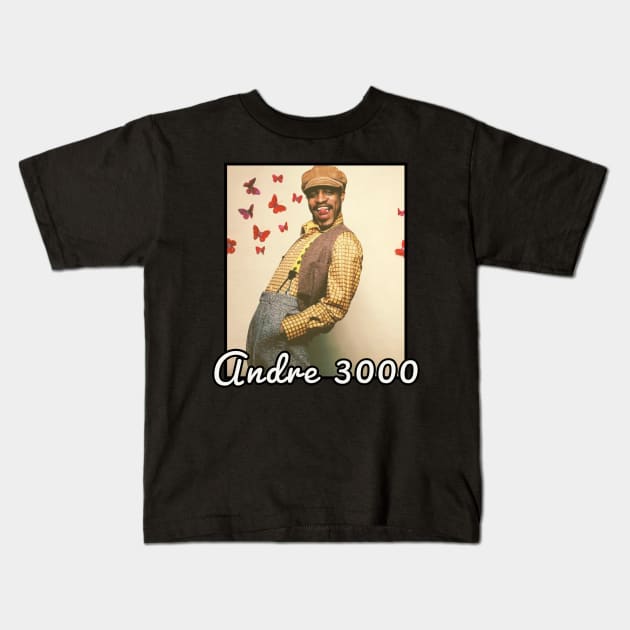 Andre 3000 \ 1975 Kids T-Shirt by DirtyChais